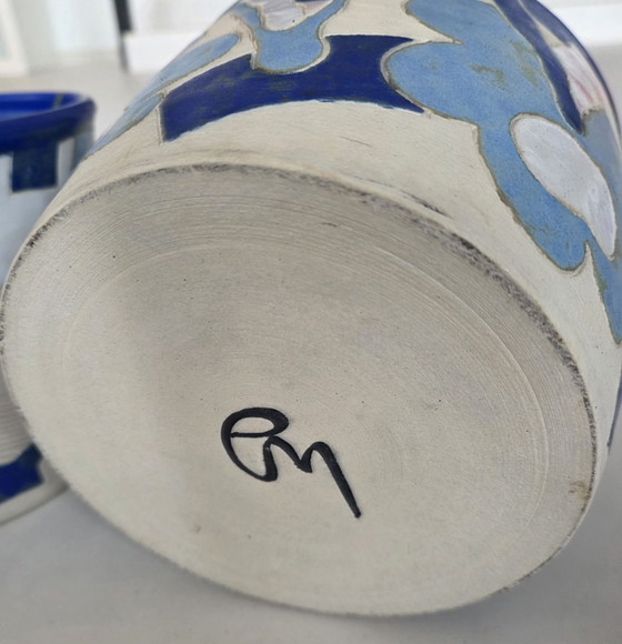 Evelyn Noval Bornholm Vaso in Ceramica / Vaso da Studio Danimarca Anni '90 Vintage, Vasi, Crema (foto 4 di 5)