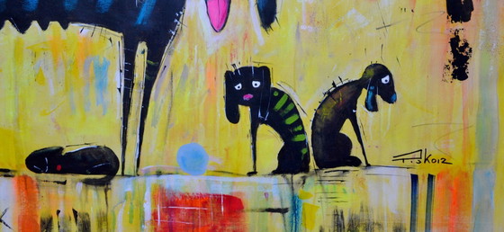 Image 1 of Piotr Piskorz "Maternelle pour chiots - l'heure de la sieste" XXL