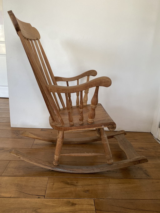 Sedia Schommelstoel in teak