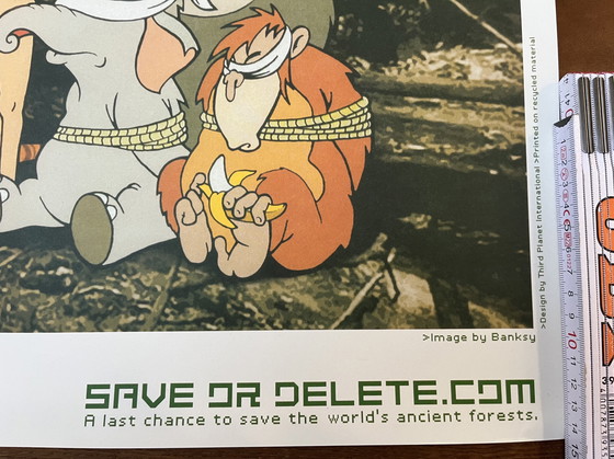 Image 1 of Banksy (1974) - Opslaan of verwijderen