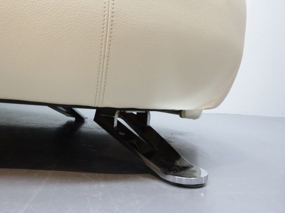 Image 1 of Sofá De Sede DS164 de piel color blanco roto