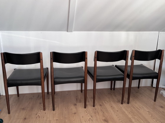 Image 1 of 4x chaise de salle à manger Aksel Bender Madsen