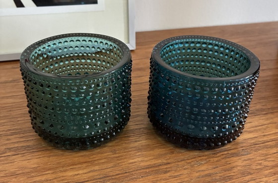 Image 1 of Iittala Kastehelmi sfeerlichten, set van 2.