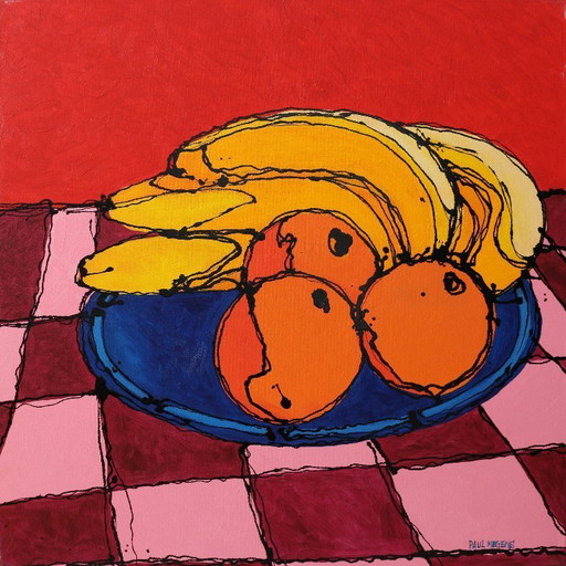 painting still life 'fruit'