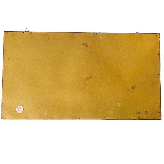 Image 1 of Quadro religioso vintage con cornice Madonna delle Colombe Natale anni '60