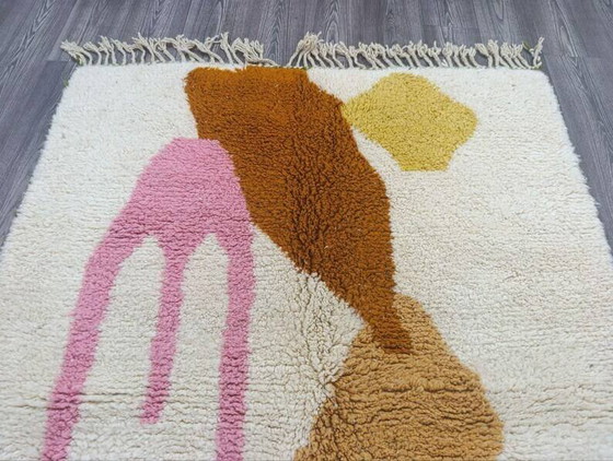 Handgemaakt Marokkaans vloerkleed 200cm x 300cm – Vloerkleden en tapijten, Wool, Modern (photo 4 of 9)
