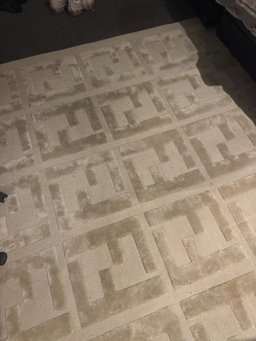 4x4 meter fendi vloerkleed - kleur dune