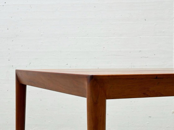 Image 1 of Table à manger danoise en teck par Erik Riisager Hansen pour Haslev Møbelsnedkeri, 1960