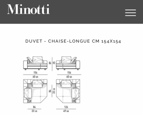 Minotti Freeman divano angolare modulare 3 elementi Prezzo di listino € 21.870, Divani modulari, Metallo (foto 7 di 9)