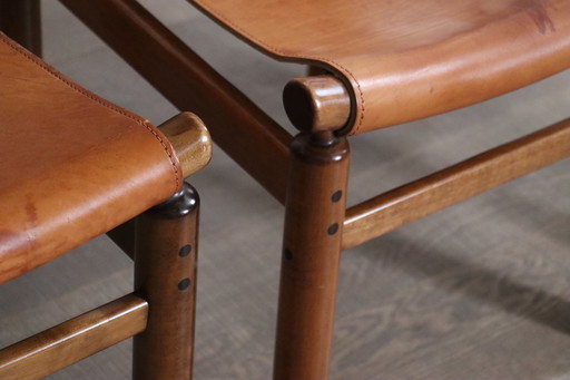 Set van 8 Ilmari Tapiovaara eetkamerstoelen voor La Permanente Mobili Cantù, jaren 60