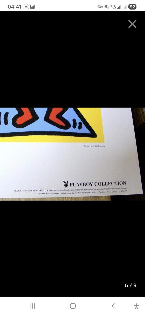 Image 1 of Keith Haring - Six dancing People - 1990