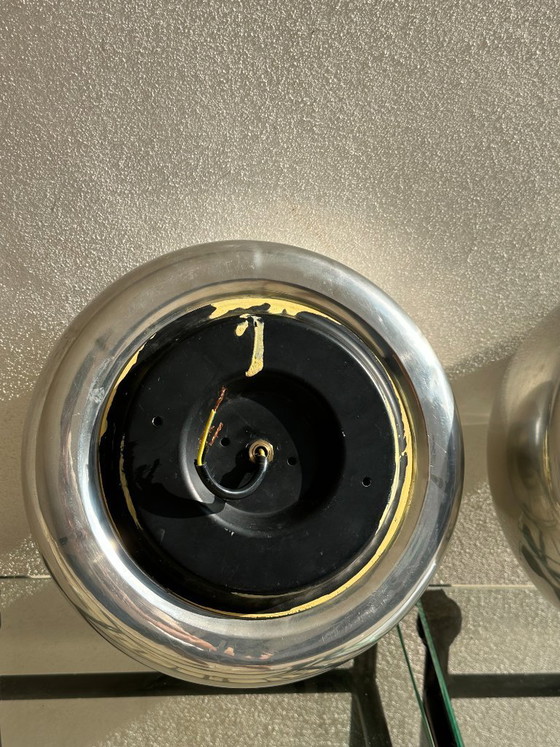 Image 1 of Een paar "Padina" wandlampen/plafondlampen van A. & P.G. Castiglioni voor Flos, jaren 70.