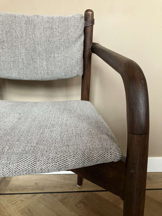 New! Dutchbone Torrance Dining Chair – Leather, Textile (photo 5 of 9)