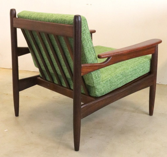 Image 1 of Vintage fauteuil stoel nieuw gestoffeerd 'Rozendaal' 
