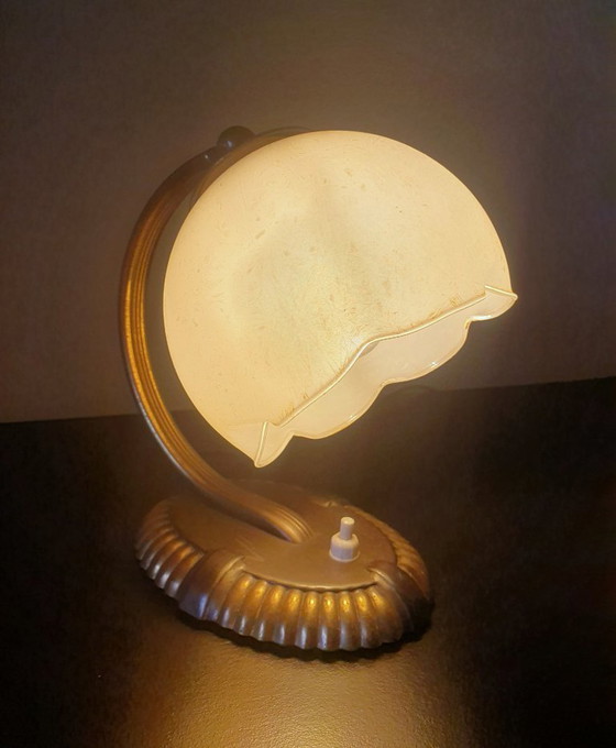 Image 1 of Art Deco table lamp - boudoir table lamp