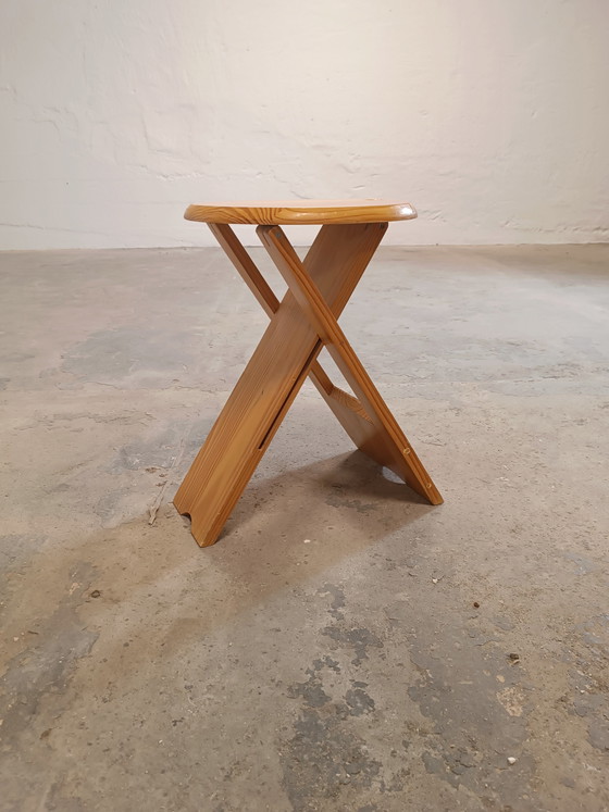 Image 1 of 2 x vintage Roger Tallon Design folding stools 