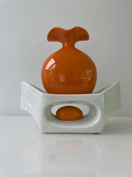Image 1 of Unique ceramic designer vase – modern sculptural design
