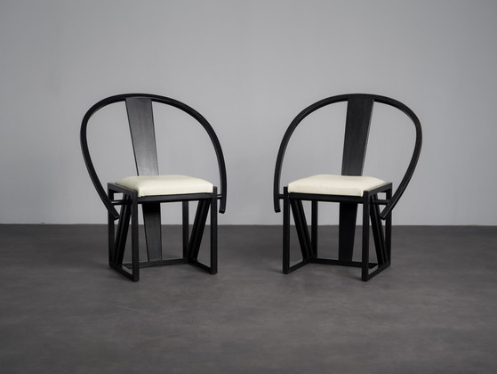 Pair of "Contraste" Chairs by Pascal Mourgue for Forum Diffusion, France, 1982, Adjustable recliner chair (photo 3 of 13)