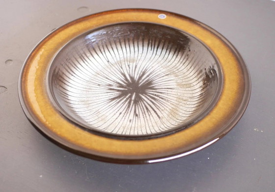 Image 1 of Grand bol Cleo en céramique moderne du milieu du siècle, créé par Mari Simmulson pour Uppsala Ekeby, années 1970
