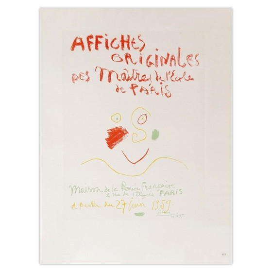 Image 1 of Pablo PICASSO AF – Originalplakat 1959