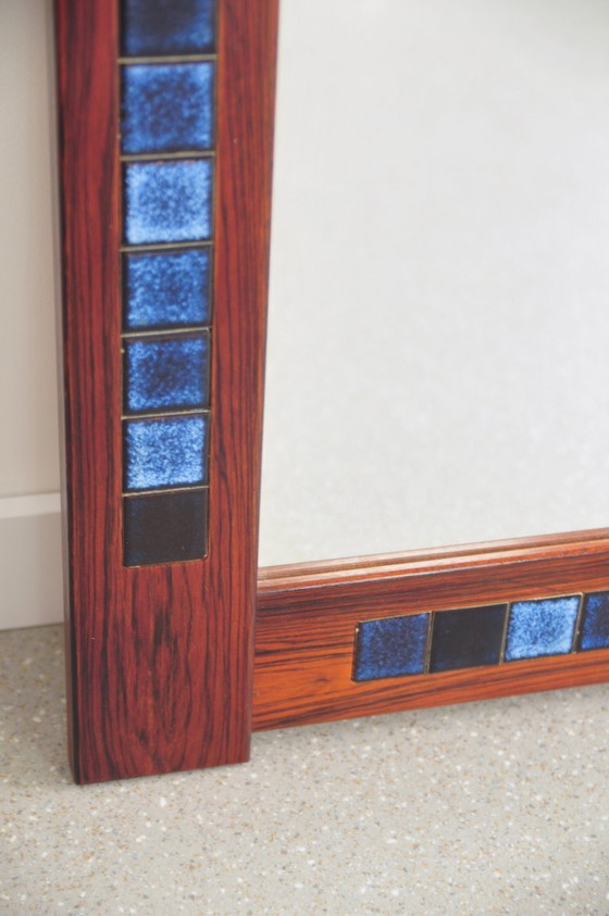 Specchio Palissandro Piastrelle Ceramica Blu – Glass (photo 4 of 7)