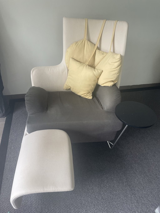 Relax Chair With Footrest And Side Table
