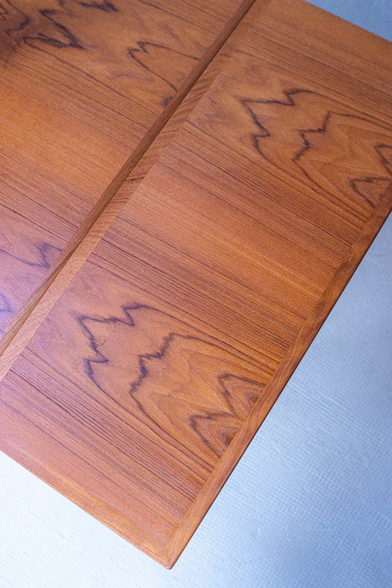 Vintage teak dining table Sigh & Søn, square, extendable, Danish design, 1960s – Wood (photo 10 of 17)