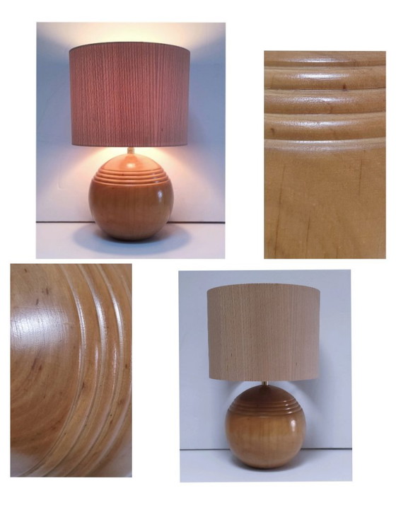 Image 1 of Lampada a sfera in legno IMT Italy