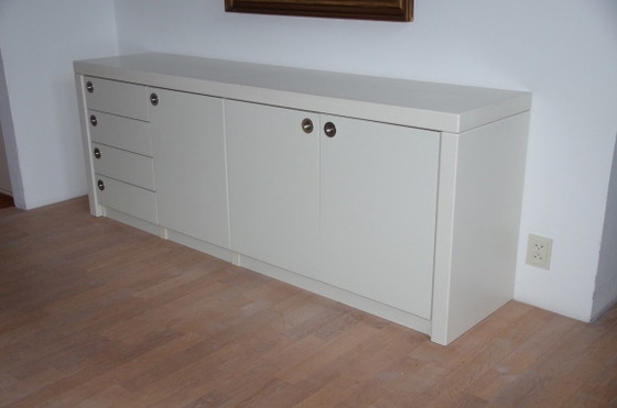 Sideboard Dutch design by Marian Harent for Base Line, Wood, White (photo 6 of 11)