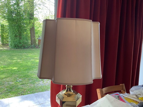 Image 1 of Table lamp in solid copper.