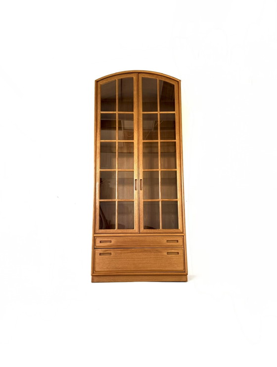 Image 1 of Vitrine vintage XL en teck, Dyrlund '80
