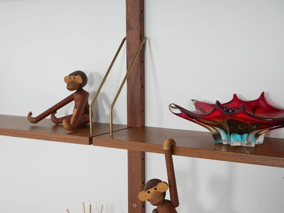 Image 1 of Estantería modular de teca, diseño danés, década de 1960, fabricada en Dinamarca.