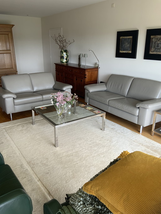 Musterring leather sofa set 2-seater and 2.5-seater