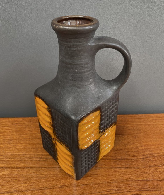 Image 1 of Jarrón marrón y naranja de Carstens modelo 7444-25 West Germany Pottery
