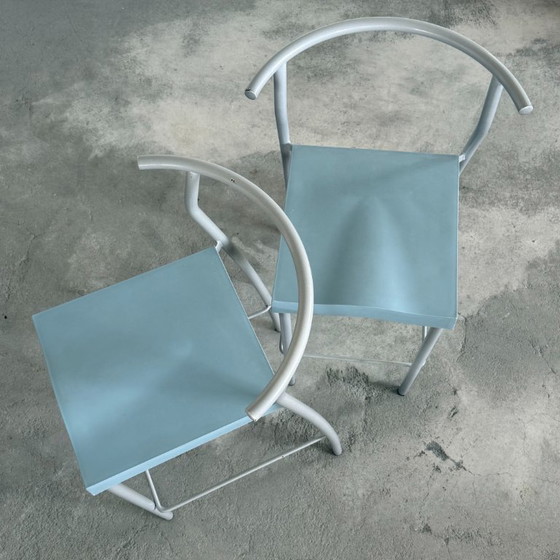 2x Barkruk Hi-Glob – Kartell, Tabourets de bar, Metal, Plastic (photo 7 of 10)
