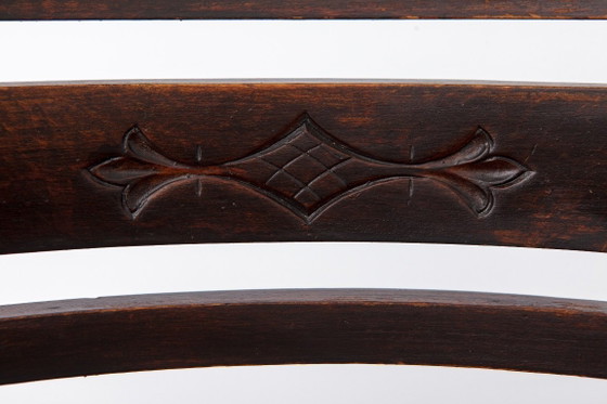 Poltrona vintage in legno anni '30 | Legno massello di faggio | Sedia Art Déco tedesca | Completamente (photo 3 of 10)