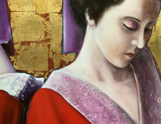 Image 1 of Two women in kimono (Louis Nagelkerke)