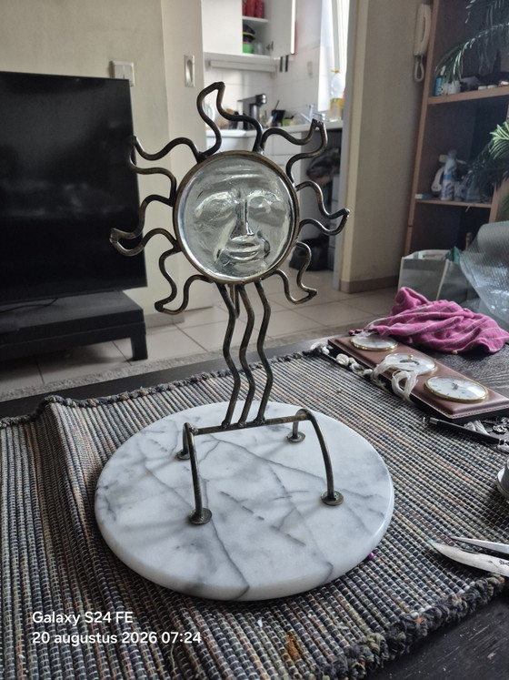 Candelabro bohemio – Portavelas, Glass, Metal (photo 6 of 6)