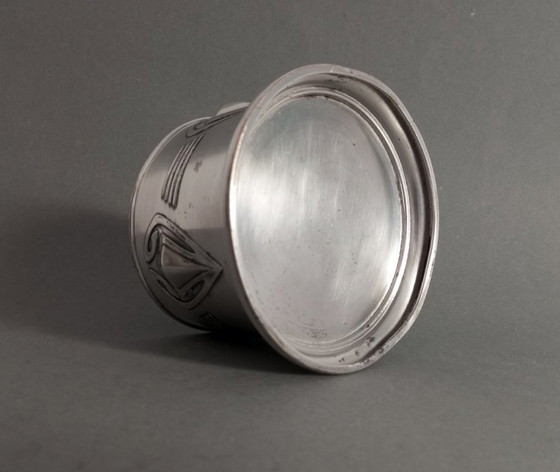 Image 1 of WMF jugendstil model 'no. 132' glass/wine holder by Albin Müller, 1905 Alemania