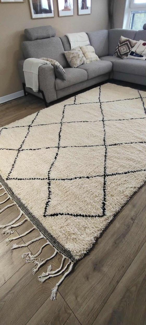 Image 1 of Tappeto Berber 310 x 210 Boho in lana vergine marocchino