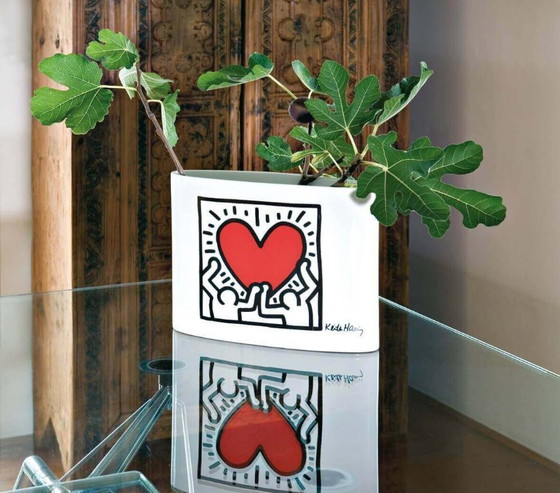 Image 1 of Keith Haring Porseleinen Vaas