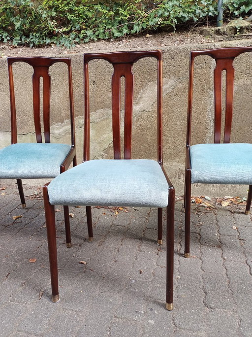 Original Lübke Palisander Stühle 5 Stück 60er