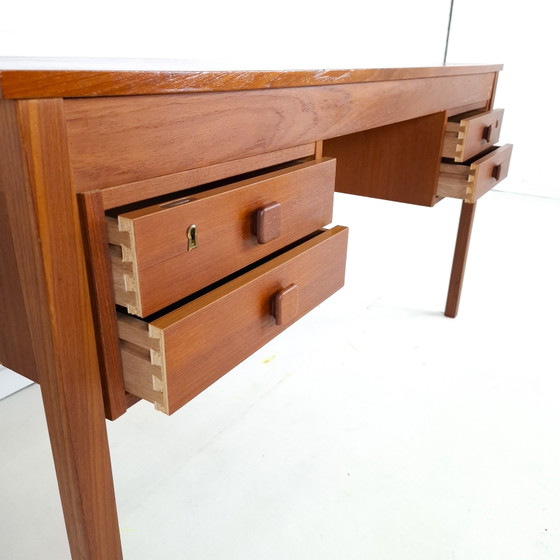 Bureau vintage Domino Møbler en teck années 60 design danois – Bureaux, Wood (photo 6 of 14)