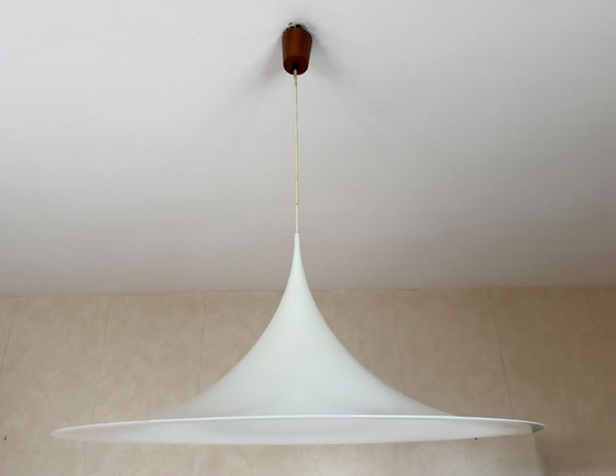 Fog & Mørup Semi Maxi Ø70 Pendant – Bonderup & Thorup – 1970s – Pendelleuchten, Metal (photo 4 of 5)