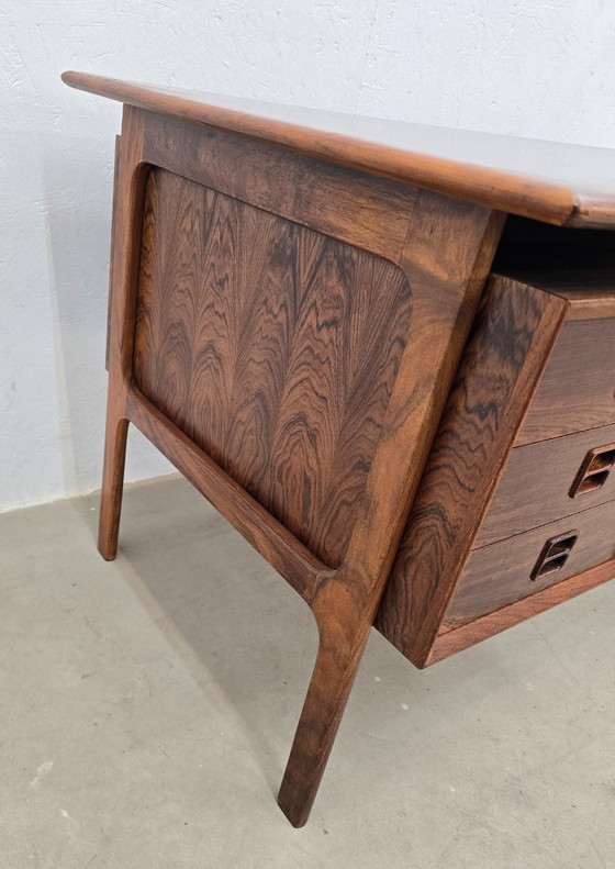 Image 1 of Rio rosewood desk by Erik Brouer for Brouer Møbelfabrik