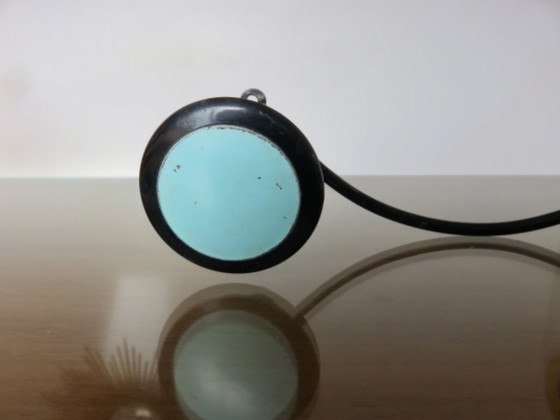 Image 1 of Porte manteau mural, 3 patères en bakélite, 50's 60's