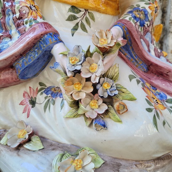 Image 1 of “Geisha”, cerámica vidriada o mayólica, Domenico Poloniato, 60’s – Italia