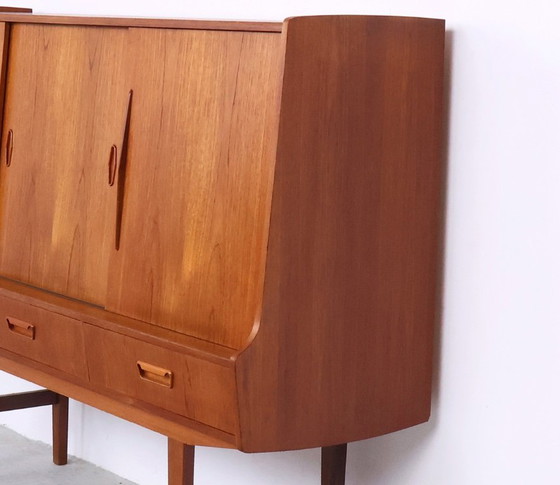 Image 1 of Vintage hoog teak dressoir, 1960s