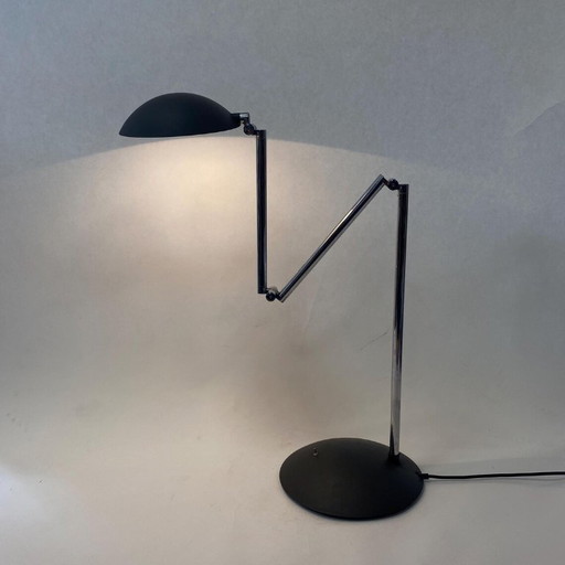Lampada da tavolo ClassiCon ORBIS di Herbert H. Schultes in nero e cromo * Anni '90 * Classico del design * Vintage
