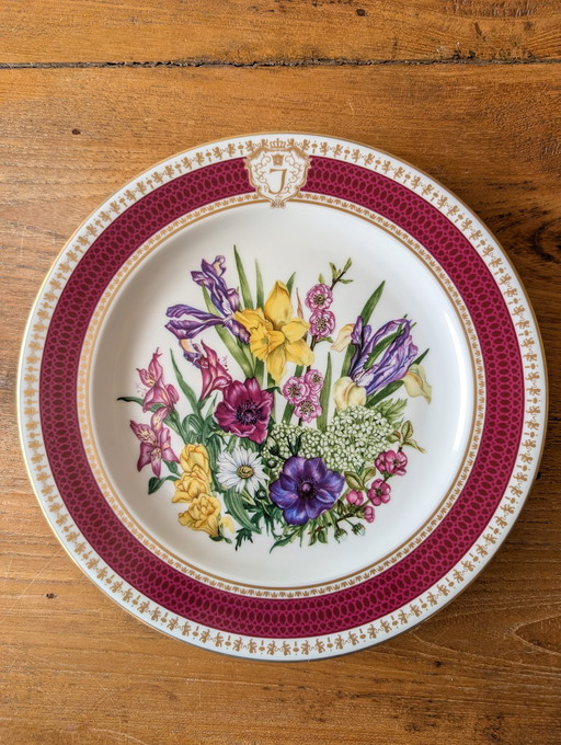 Plato de cumpleaños de la princesa Juliana – Royal Mosa / Franklin Mint – Completo con documentación